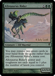 Allosaurus Rider (foil)
