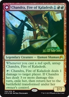 Chandra, Fire of Kaladesh (foil)