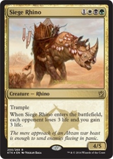 Siege Rhino (foil)