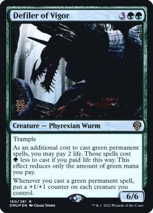 defiler cards mtg Dread Defiler Promo Foil