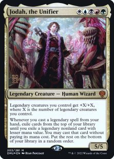 mtg final fantasy jodah the unifier Through Ages Foil: Jodah, the (0017 mtg jodah the unifier commander