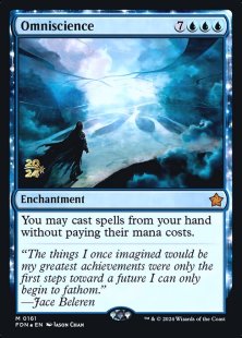 ル*ー様 [BGS9.5] Omniscience Anime Foil Omniscience | Wilds of Eldraine Enchanting Tales Foil | Card Kingdom