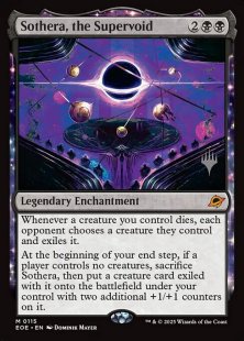 MTG スーパーヴォイド、ソセラ シンギュラリティ Foil ヘッドライナー Sothera, the Supervoid (#360) (foil) (showcase) (Japanese) - Edge