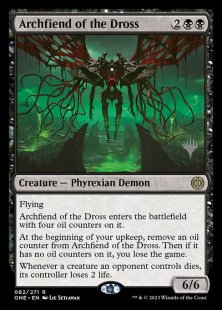 Archfiend of the Dross - Phyrexia: All Will Be One | Bazaar of Magic