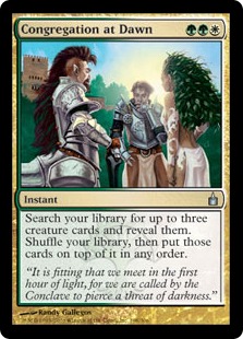 Congregation at Dawn (foil)