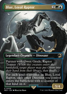 Blue, Loyal Raptor (borderless)