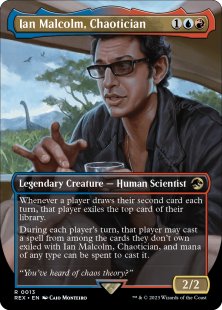 Ian Malcolm, Chaotician (borderless)