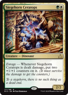 Siegehorn Ceratops (foil)