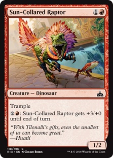 Sun-Collared Raptor (foil)