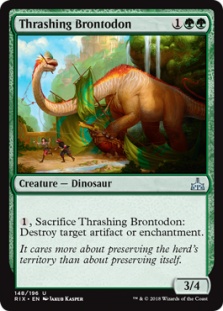 Thrashing Brontodon (foil)