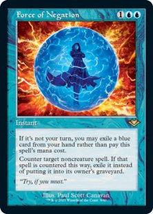 Force of Negation (retro frame) (foil-etched) (showcase)