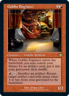 Goblin Engineer (retro frame) (foil) (showcase)