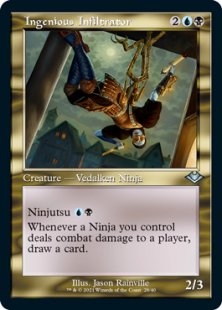 Ingenious Infiltrator (retro frame) (foil) (showcase)