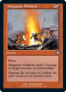 Magmatic Sinkhole (retro frame) (foil) (showcase)