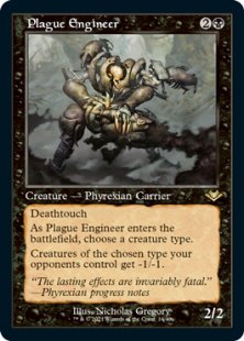 Plague Engineer (retro frame) (foil-etched) (showcase)