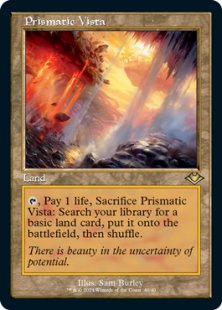 Prismatic Vista (retro frame) (foil) (showcase)