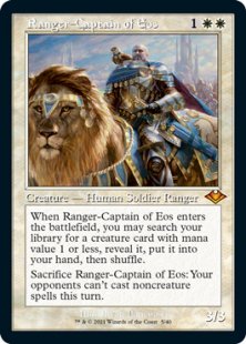 Ranger-Captain of Eos (retro frame) (foil-etched) (showcase)