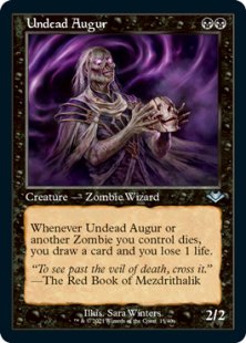 Undead Augur (retro frame) (foil-etched) (showcase)