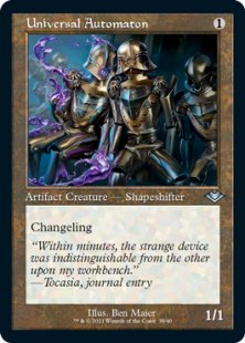 Universal Automaton (retro frame) (foil) (showcase)