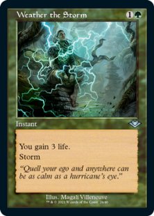 Weather the Storm (retro frame) (foil) (showcase)