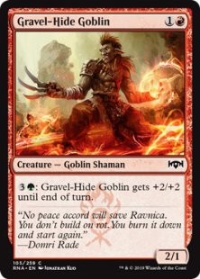 Gravel-Hide Goblin (foil)