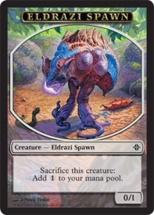 Eldrazi Spawn token (2) (0/1)