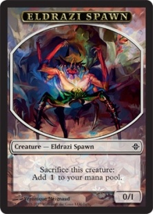 Eldrazi Spawn token (3) (0/1)