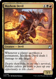 Mayhem Devil (foil)