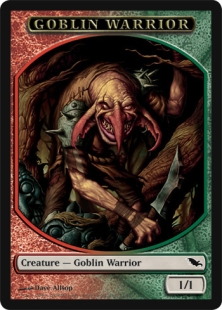 Goblin Warrior token (1/1)
