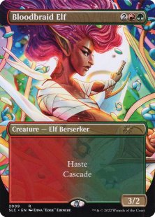 Bloodbraid Elf (foil) (borderless)