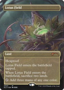 Lotus Field (foil) (borderless)