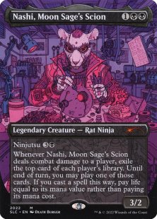 Nashi, Moon Sage's Scion (foil) (borderless)