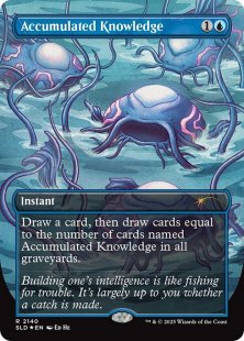 Accumulated Knowledge (#2140) (foil) (borderless)
