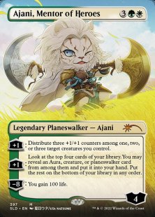 Ajani, Mentor of Heroes (Li'l Walkers) (borderless)
