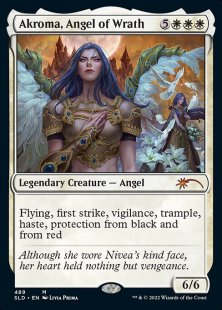 Akroma, Angel of Wrath (Artist Series: Livia Prima) (foil)