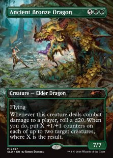 Ancient Bronze Dragon (#2487) (borderless)