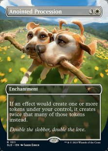 Anointed Procession (#1511) (Raining Cats and Dogs) (foil) (borderless)