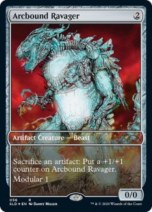 Arcbound Ravager (Can You Feel with a Heart of Steel?) (foil) (full art)