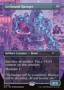 Arcbound Ravager (#2105) (galaxy foil) (borderless)