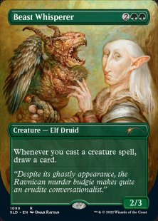Beast Whisperer (The Weirdest Pets in the Multiverse) (foil) (borderless)