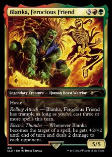 Blanka, Ferocious Friend (Street Fighter) (foil)