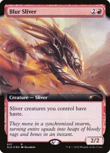 Blur Sliver (#637) (foil) (extended art)