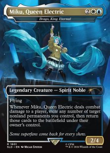 Brago, King Eternal (#1601) (Hatsune Miku: Winter Diva) (foil) (borderless)