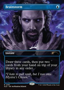 Brainstorm (#2491) (foil) (borderless)