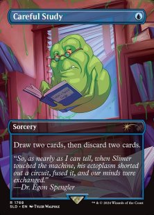 Careful Study (#1768) (Ghostbusters: The Real Ghostbusters) (foil) (borderless)