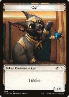 Cat token (#028) (OMG KITTIES!) (1/1) - Secret Lair Drop Series | Bazaar of  Magic