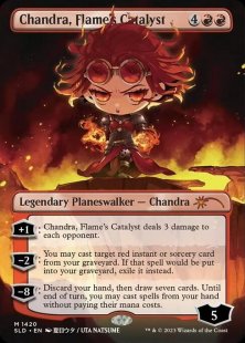 Chandra, Flame's Catalyst (#1420) (Li’l’est Walkers) (borderless)