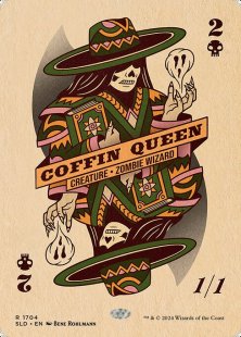 Coffin Queen (#1704) (Poker Faces) (foil) (showcase)