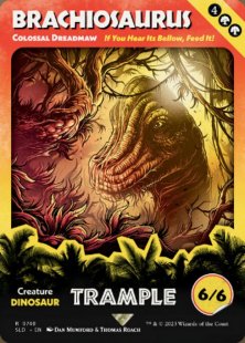 Colossal Dreadmaw (#740) (Jurassic World: Life Breaks Free) (foil) (showcase)