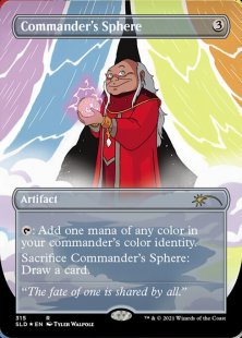 Commander's Sphere (#315) (Saturday Morning D&D) (foil) (borderless)
